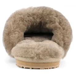 2 Stripes Sheepskin Fur Slipper
