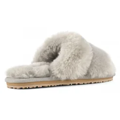 2 Stripes Sheepskin Fur Slipper