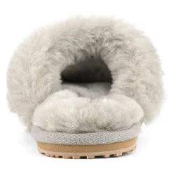 2 Stripes Sheepskin Fur Slipper