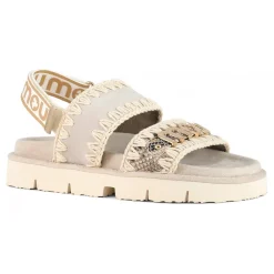 Bio Sandal Back Strap Suede & Leather
