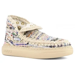 Bold Sneaker Fabric With Sequins