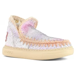 Bold Sneaker Sequins Dégradé Stitching