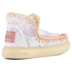 Bold Sneaker Sequins Dégradé Stitching