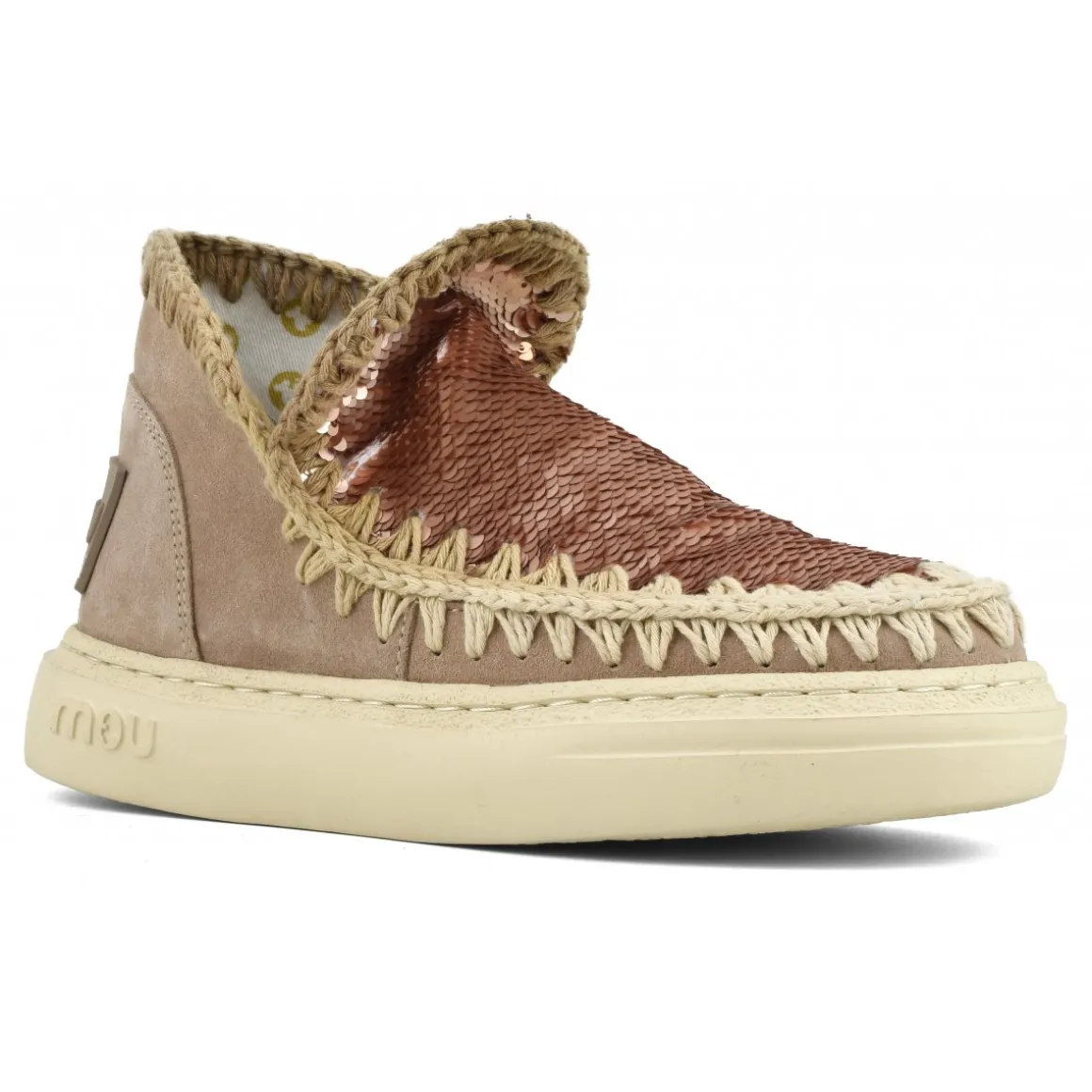 Bold Suede Degraded Stitching
