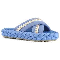 Braid Sandal Striped Fabric
