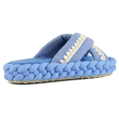 Braid Sandal Striped Fabric