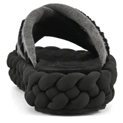 Braid Sandal Striped Fabric