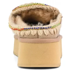 Clog Eskimo Platform Rhinestones