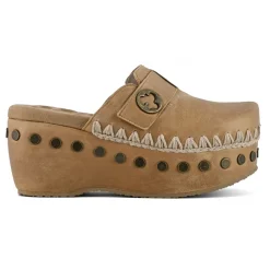 Clog Plain Leather