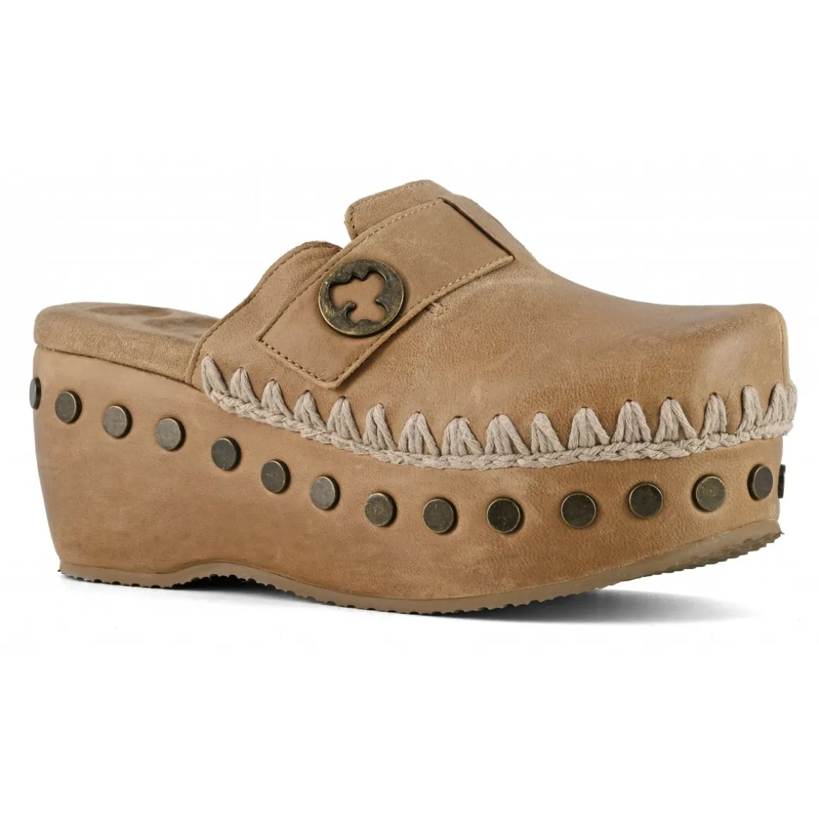 Clog Plain Leather