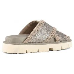 Criss-cross Bio Sandal Plain Microsequins