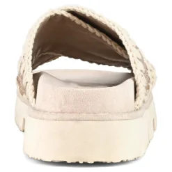 Criss-cross Bio Sandal Plain Microsequins