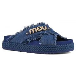 Criss-cross Sandal Denim