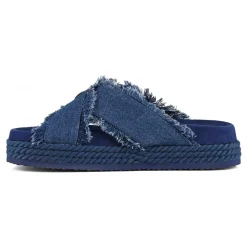 Criss-cross Sandal Denim