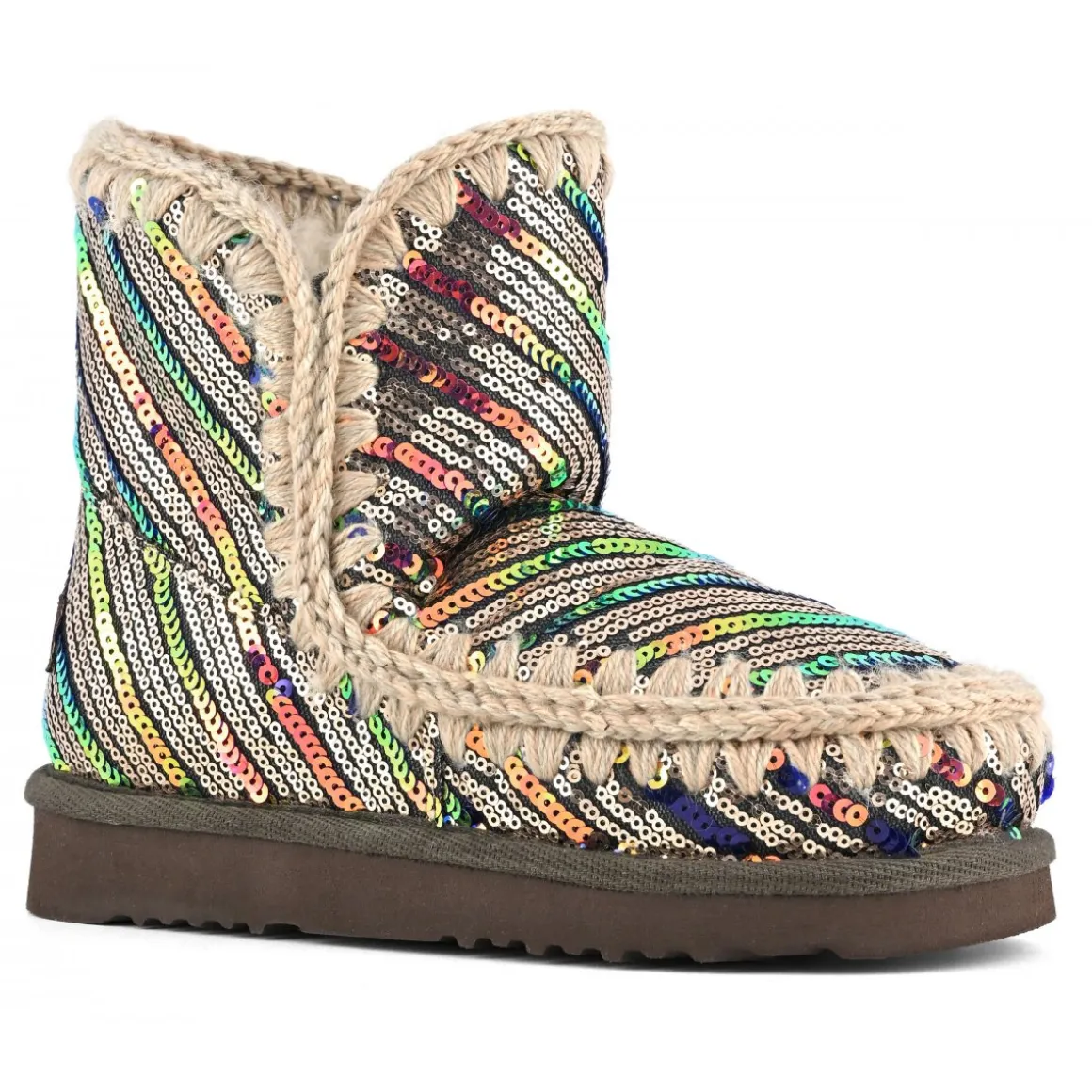 Eskimo 18 Stripy Sequins And Lurex