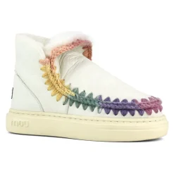 Eskimo Sneaker Bold Rainbow Stitching