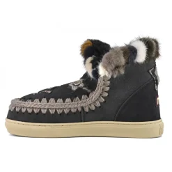 Eskimo Sneaker Star Patches & Mink Fur Trim