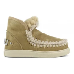 Eskimo Sneaker With Rhinestones Logo Big Letter