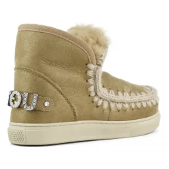 Eskimo Sneaker With Rhinestones Logo Big Letter
