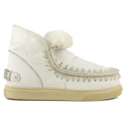 Eskimo Sneaker With Rhinestones Logo Big Letter