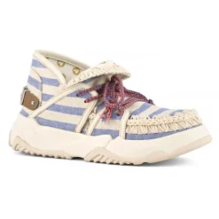 Eskimo Trainer Striped Fabric Lace Up