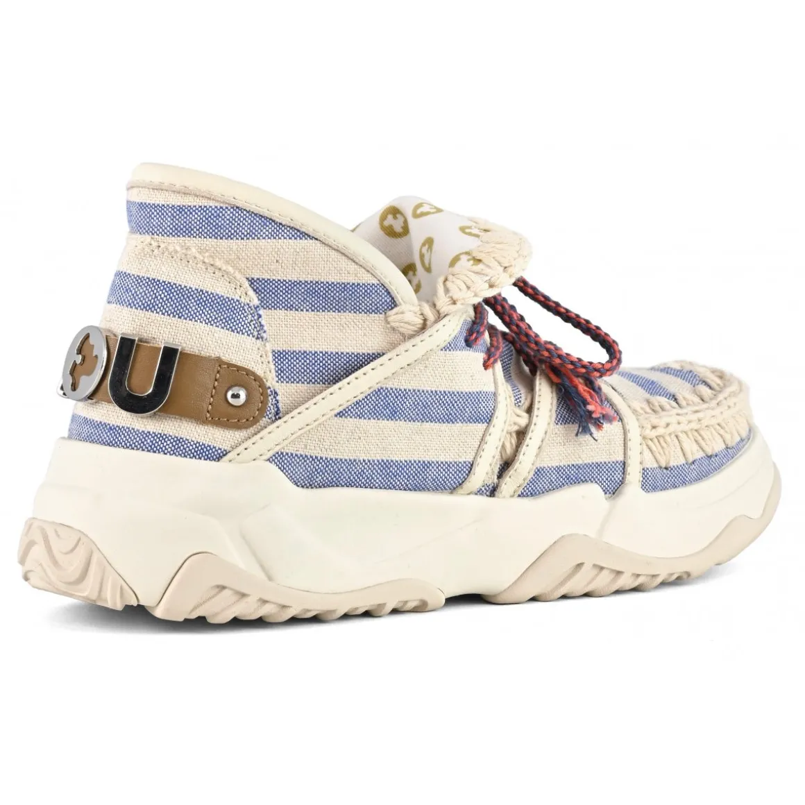 Eskimo Trainer Striped Fabric Lace Up