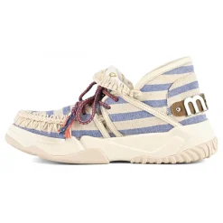 Eskimo Trainer Striped Fabric Lace Up