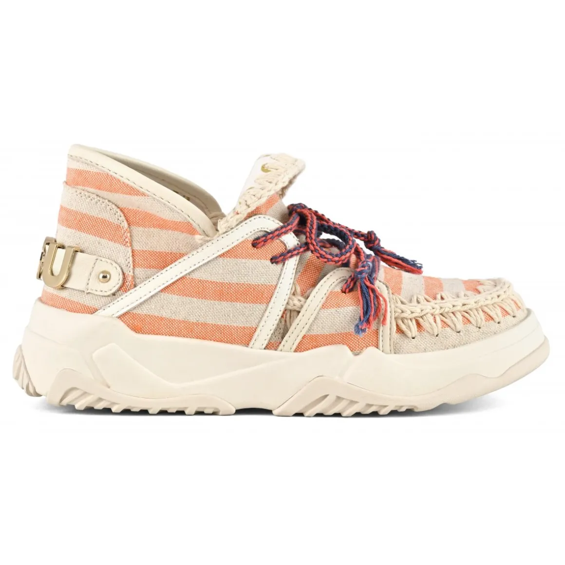 Eskimo Trainer Striped Fabric Lace Up