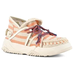 Eskimo Trainer Striped Fabric Lace Up