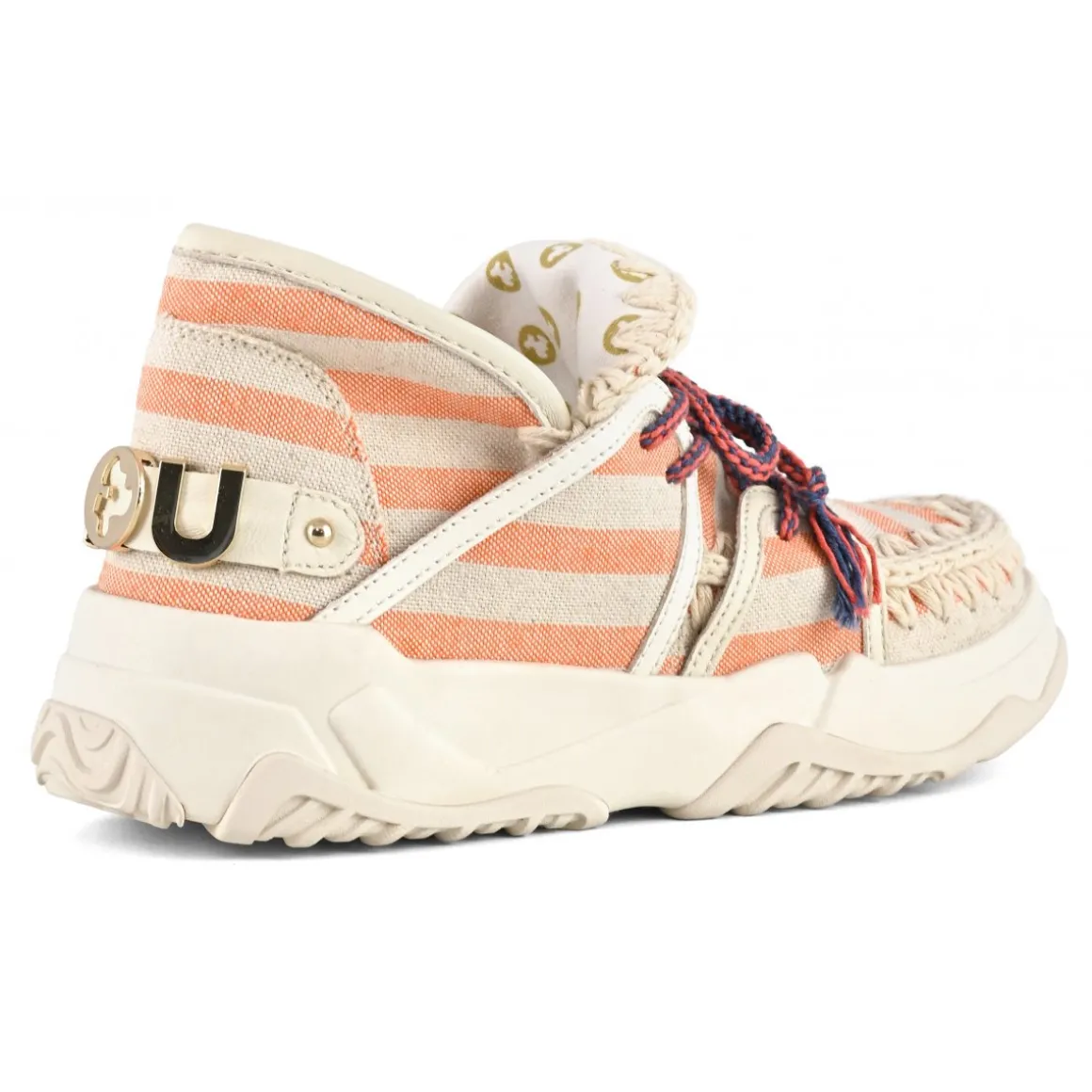 Eskimo Trainer Striped Fabric Lace Up