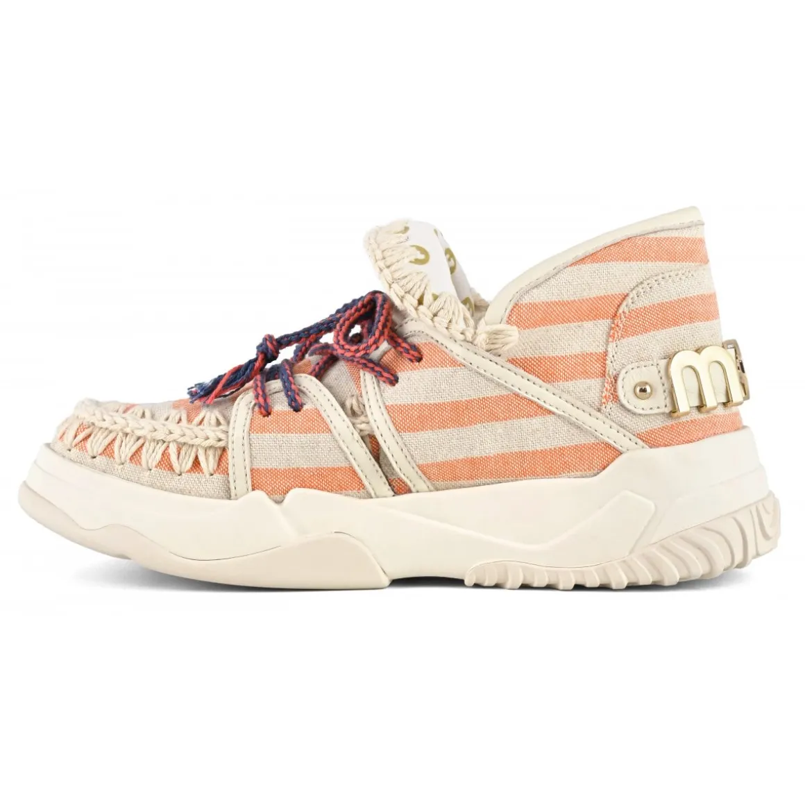 Eskimo Trainer Striped Fabric Lace Up