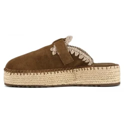Jute Clog Plain Suede