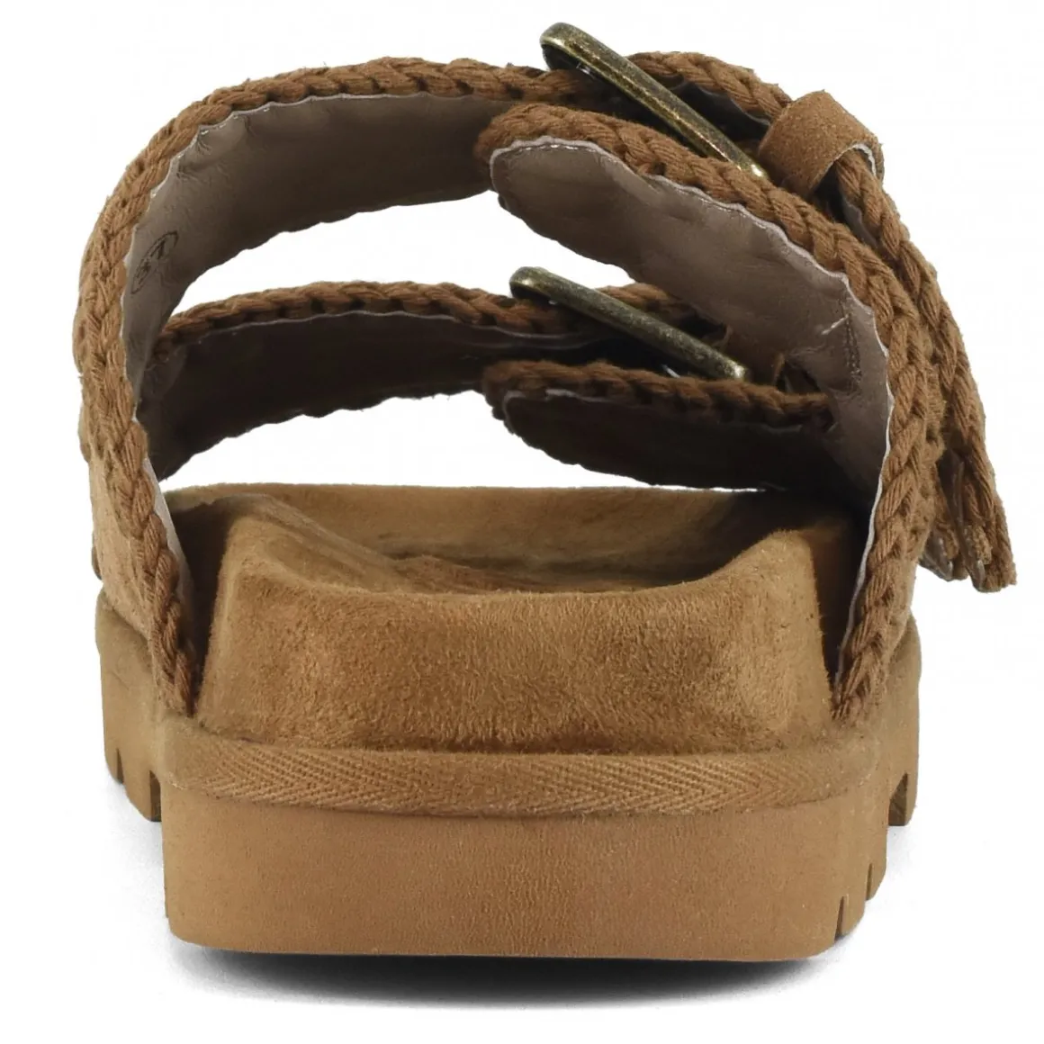 Low Bio Sandal Two Buckles Monochrome
