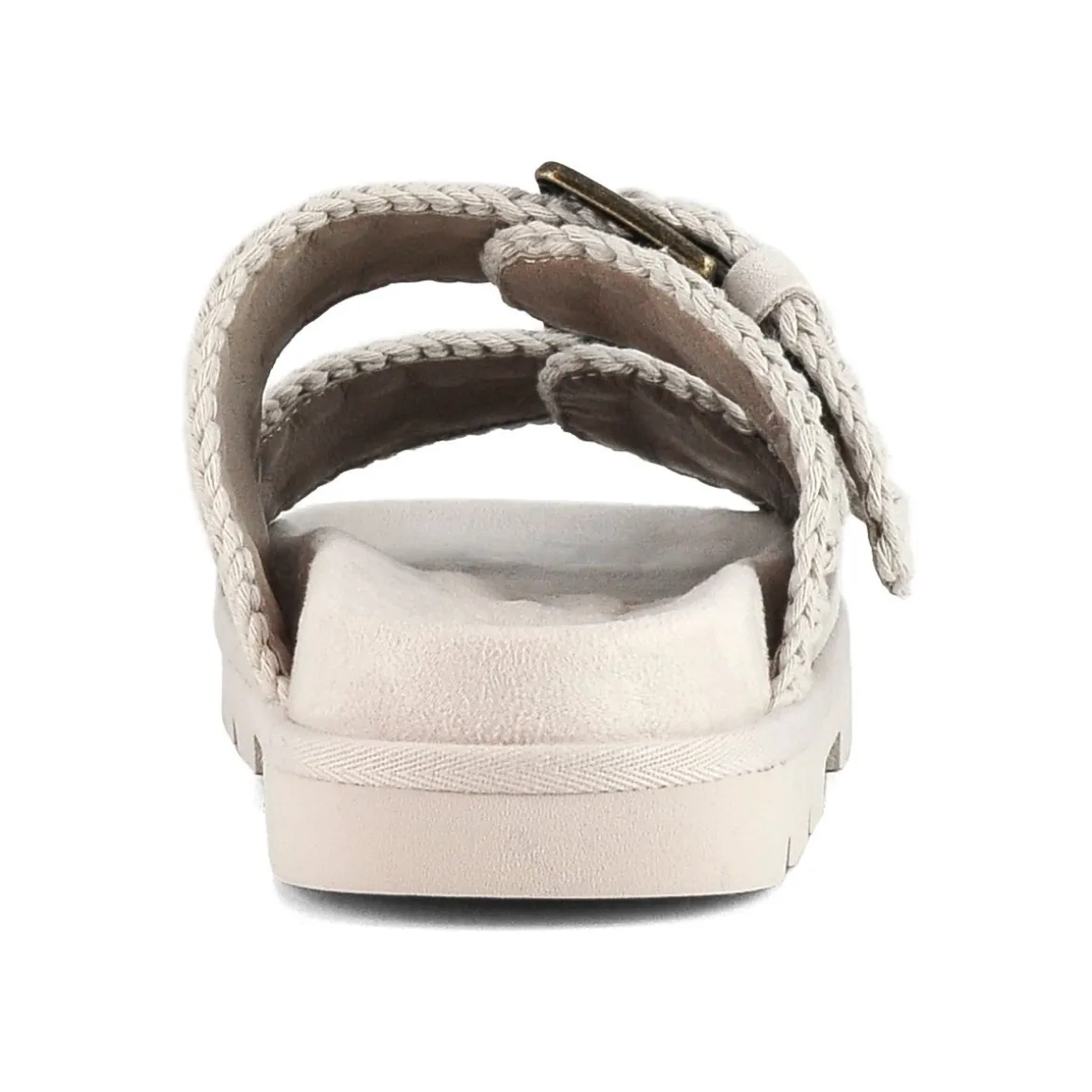 Low Bio Sandal Two Buckles Monochrome