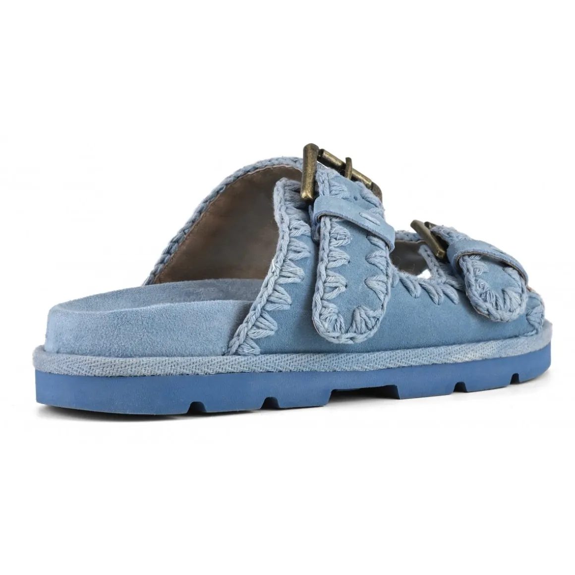 Low Bio Sandal Two Buckles Monochrome