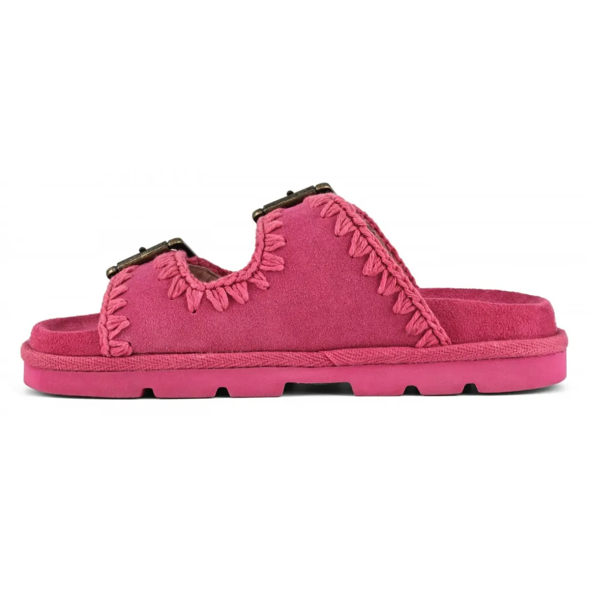 Low Bio Sandal Two Buckles Monochrome