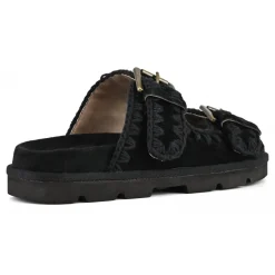 Low Bio Sandal Two Buckles Monochrome