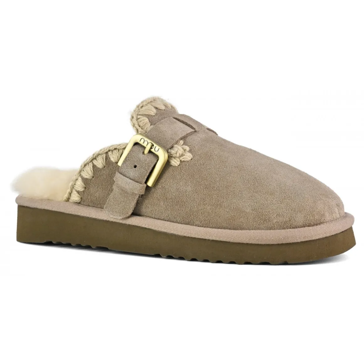 Suede Sheepskin Clog Eskimo