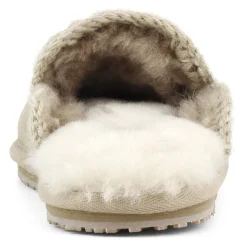Suede Slipper Eskimo Stitch