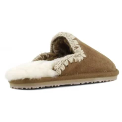 Suede Slipper Eskimo Stitch