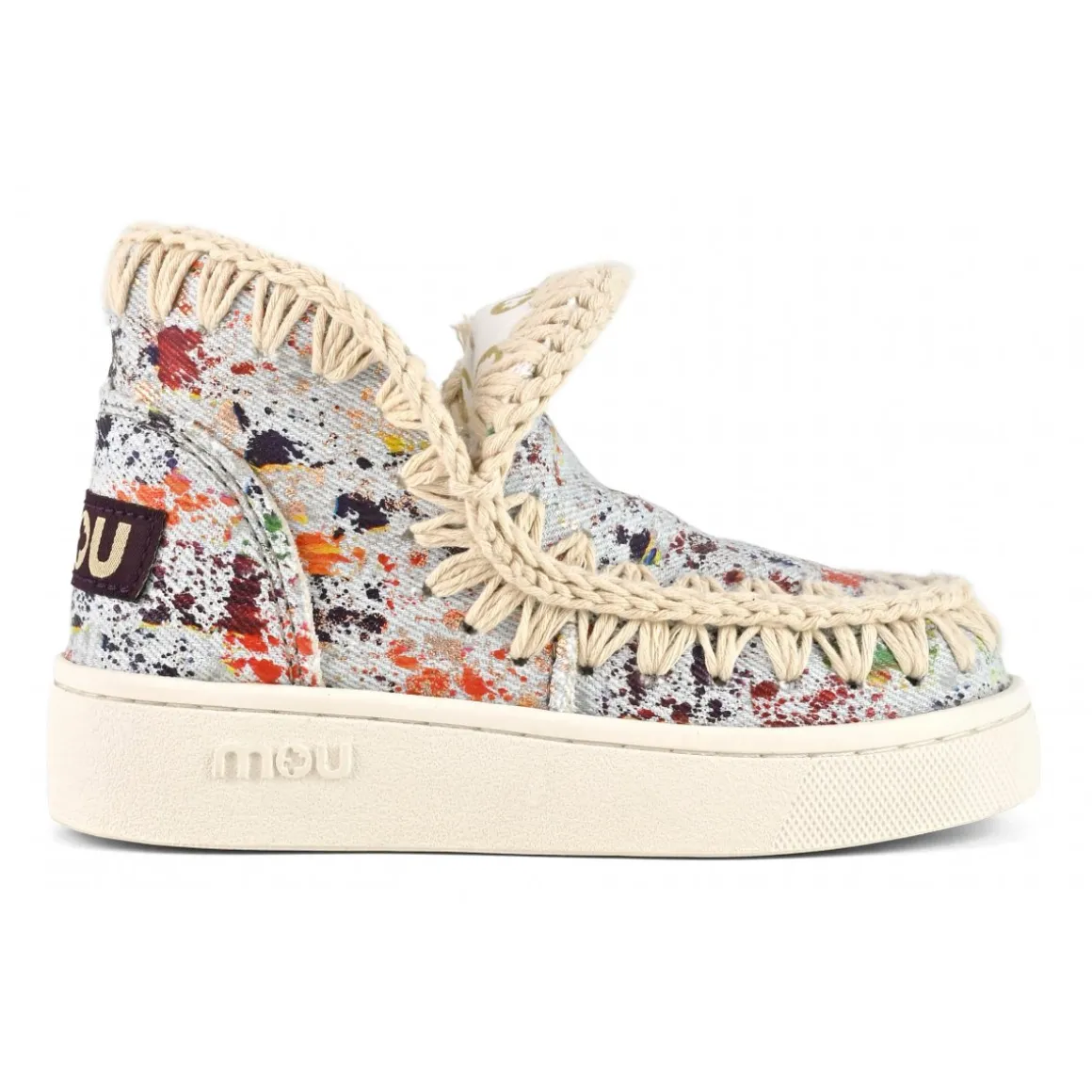 Summer Eskimo Sneaker Kid Metallic Denim