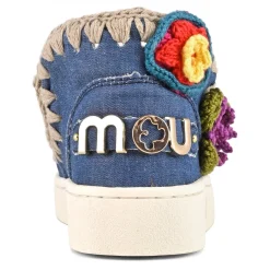 Summer Eskimo Sneaker Kid Crochet Flowers
