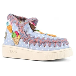 Summer Eskimo Sneaker Kid Crochet Ice Creams