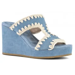 Wedge Plain Suede