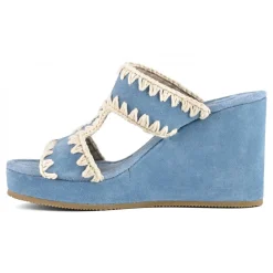Wedge Plain Suede